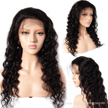 Best Seller Cuticle Aligned Wig for White Market Wigs Human Hair Lace Frontal 13X4 Loose Deep 150 Density Wigs Virgin Hair